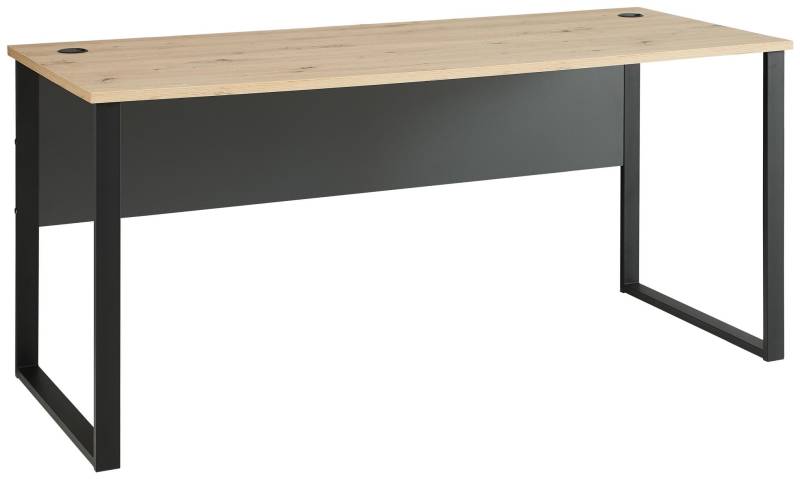 Schreibtisch MEMPHIS Artisan Eiche - Metallgestell schwarz 170 x 73 cm von InnoStyle