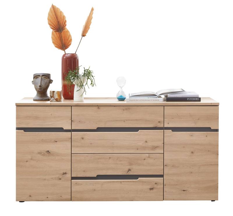 Sideboard MEMPHIS Artisan Eiche Graphit Nachbildung von InnoStyle