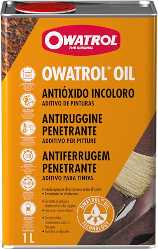 OWATROL® Rostschutz Öl 5L - Für Metalle, Kunststoff, Glas, Holz, Farben & Lacke - Rostumwandler mit Grundierung Auto - Rostschutzgrundierung - - Rostumwandler Kfz - Rust Converter 5 Liter OWATROL® Rostschutz Öl 5L - Für Metalle, Kunststoff, Glas, Holz, Farben & Lacke - Rostumwandler mit Grundierung Auto - Rostschutzgrundierung - - Rostumwandler Kfz - Rust Converter 5 Liter von OWATROL