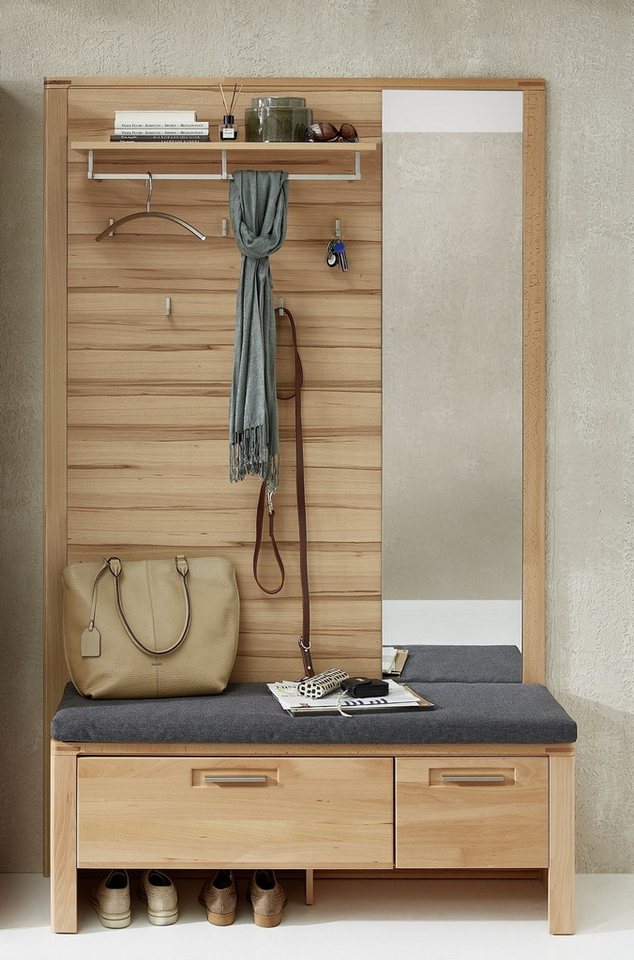 Innostyle Garderoben-Set (2-teilig) in Kernbuche - 120x205x40 (BxHxT), (2-teilig) von Innostyle