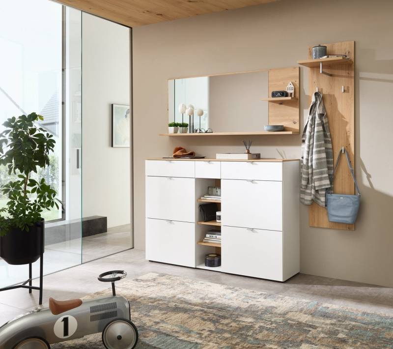 Innostyle Garderoben-Set in Weiß matt, MDF, Spannplatte - 208x202x38cm (BxHxT) von Innostyle