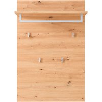 Innostyle Garderobenpaneel "BARI Graderobenpaneel, BxHxT 40x158x30 cm", (1 St.), 2 Ablageboden, 1 Kleiderstange, 4 Haken von Innostyle