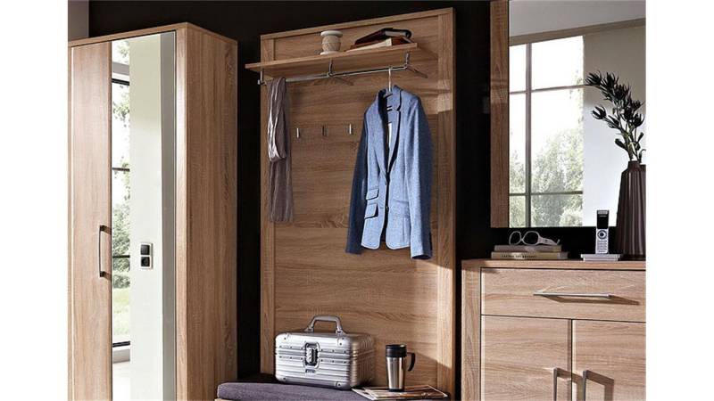 Innostyle Garderobenpaneel Garderobenpaneel Go Paneel in Eiche Sonoma hell MDF Innostyle Garderobenpaneel Garderobenpaneel Go Paneel in Eiche Sonoma hell MDF von Innostyle