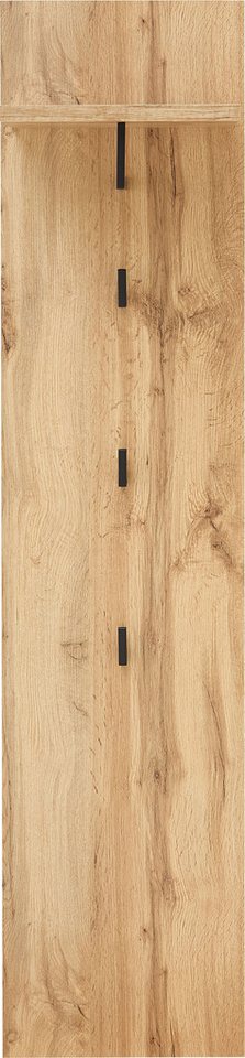 Innostyle Garderobenpaneel Sparks Garderobenpaneel, 35x153x30cm (B/H/T) (1 St), 1 Boden, 3 Haken, 1 Kleiderstange von Innostyle