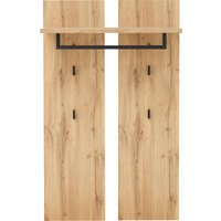 Innostyle Garderobenpaneel "Sparks Garderobenpaneel; 80x130x30cm (B/H/T)" 1 Stk. tlg. 1 Boden, 4 Haken, 1 Kleiderstange von Innostyle