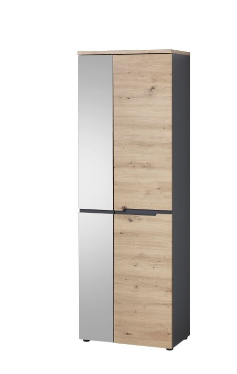 Innostyle Garderobenschrank MEMPHIS in Artisan Eiche/Absatz graphit Innostyle Garderobenschrank MEMPHIS in Artisan Eiche/Absatz graphit von Innostyle
