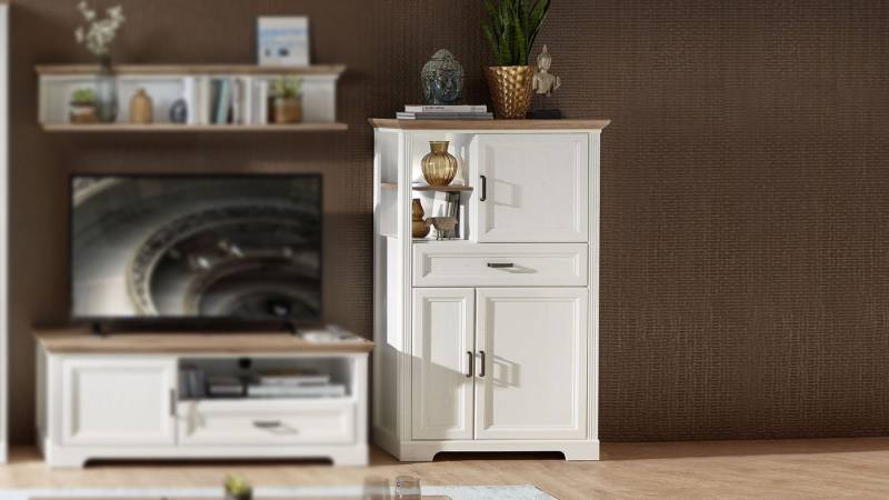 Innostyle Kommode Kommode Jasmin Highboard Pinie hell Artisan Eiche ca. 93x150 Innostyle Kommode Kommode Jasmin Highboard Pinie hell Artisan Eiche ca. 93x150 von Innostyle