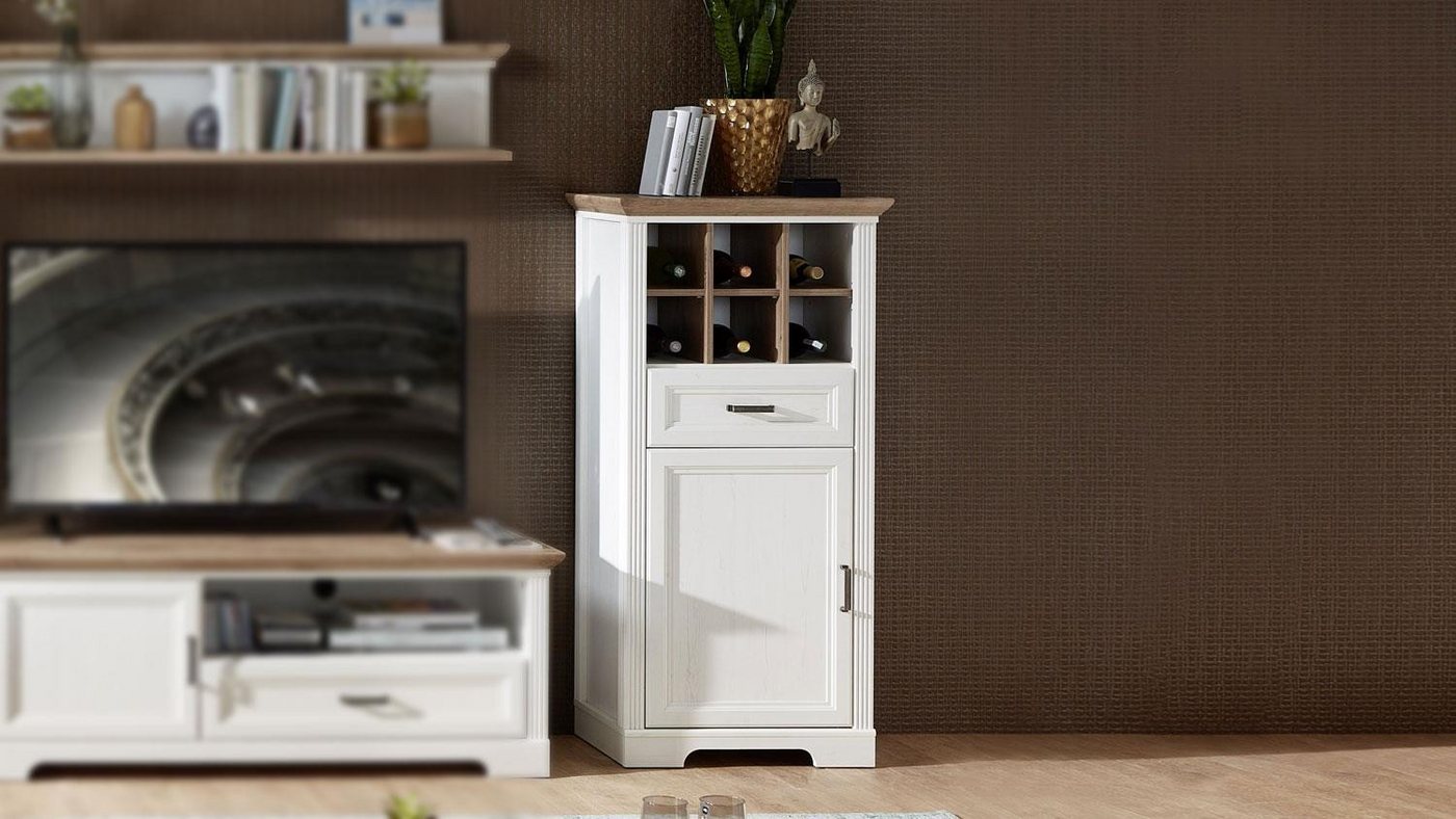 Innostyle Kommode Schrank Jasmin Kommode Pinie hell und Artisan Eiche 66x136 cm Innostyle Kommode Schrank Jasmin Kommode Pinie hell und Artisan Eiche 66x136 cm von Innostyle