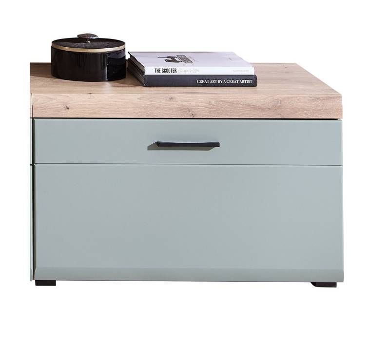 Innostyle Lowboard 1 Schublade, schilfgrün / Eiche Dekor - 80x51x47 (BxHxT) von Innostyle