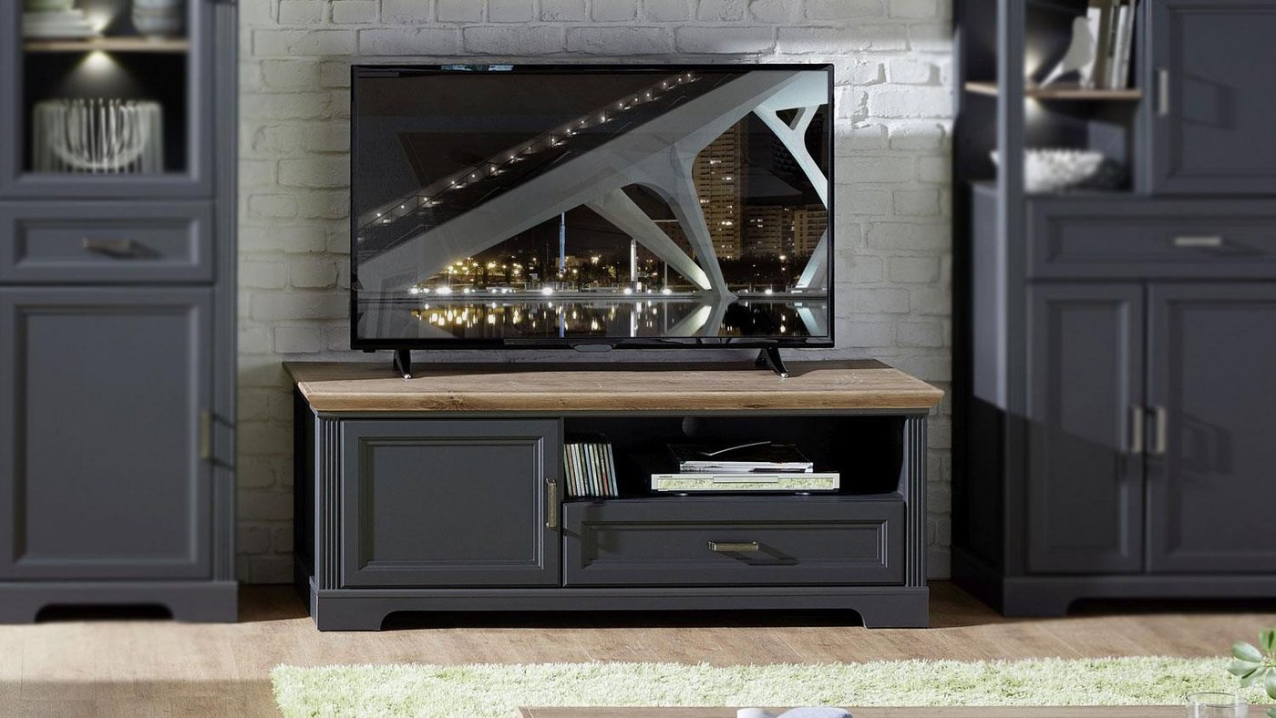 Innostyle Lowboard TV-Board Jasmin Lowboard in graphit Artisan Eiche 143x54 cm Innostyle Lowboard TV-Board Jasmin Lowboard in graphit Artisan Eiche 143x54 cm von Innostyle