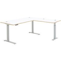 Innostyle Schreibtisch "Memphis Eckschreibtisch, 185x72x177cm (B/H/T)", (1 St.), Soft Touch Oberfläche, Füße justierbar, Memory Funktion von Innostyle