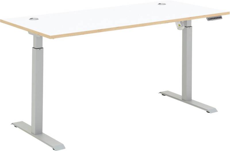 Innostyle Schreibtisch Memphis Schreibtisch, 160x72x77cm (B/H/T) (1-St), Soft Touch Oberfläche, Füße justierbar, Memory Funktion von Innostyle
