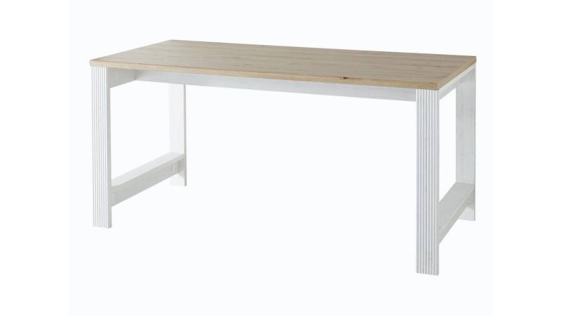Innostyle Schreibtisch Schreibtisch 21 Bürotisch Jasmin Artisan Eiche Pinie hell weiß 160 cm Innostyle Schreibtisch Schreibtisch 21 Bürotisch Jasmin Artisan Eiche Pinie hell weiß 160 cm von Innostyle