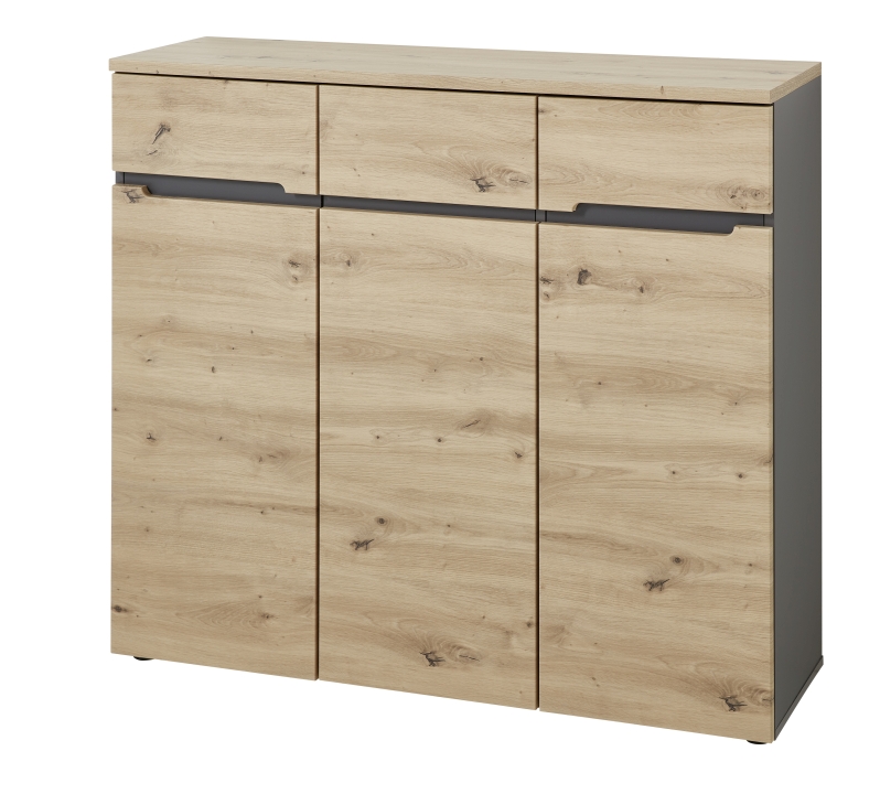 Innostyle Schuhschrank MEMPHIS in Artisan Eiche/Absatz graphit von Innostyle