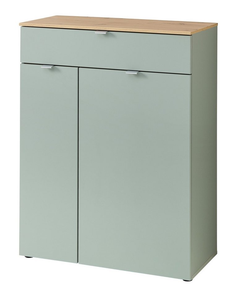 Innostyle Schuhschrank in Schilfgrün matt, MDF, Spannplatte - 78x103x38cm (BxHxT) von Innostyle