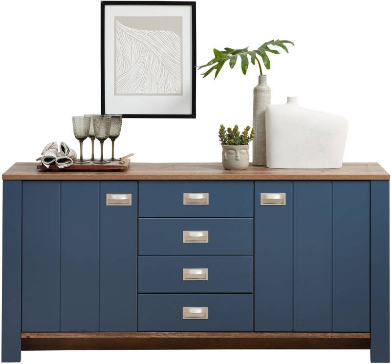 Innostyle Sideboard DIJON (1 St), 2 türig, 4 Fächer, 4 Schubladen, 2 Einlegeböden, Softclose von Innostyle