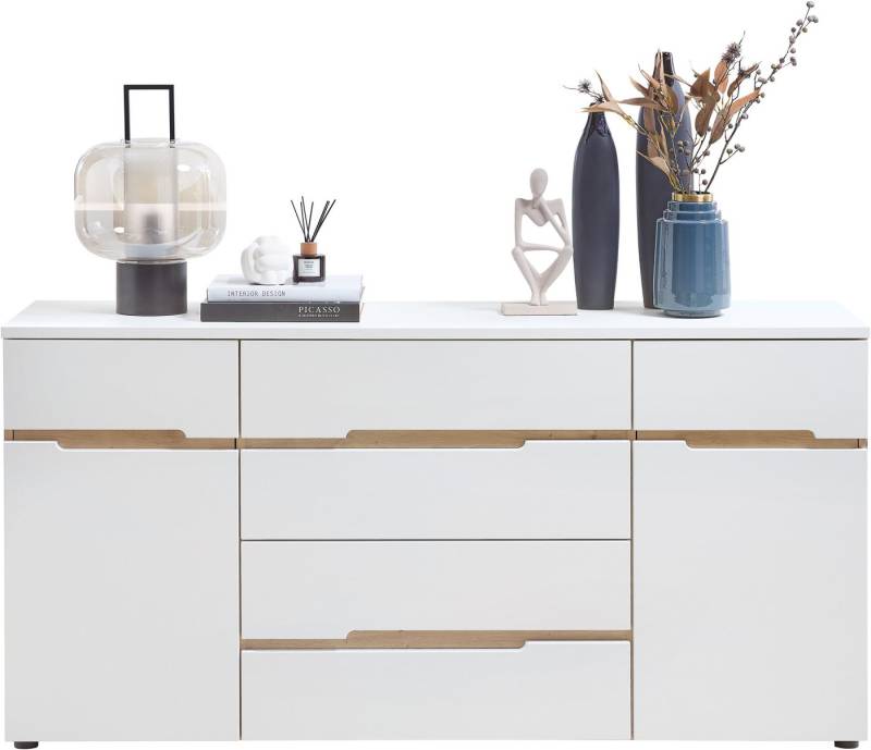 Innostyle Sideboard Memphis Sideboard, 165x82x44cm (B/H/T) (1 St), 2 türig, 4 Schubkasten, Soft-Close von Innostyle