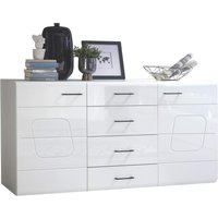 Innostyle Sideboard "SPIRIT PLUS", (3 St.), weiß hochglanz MDF von Innostyle