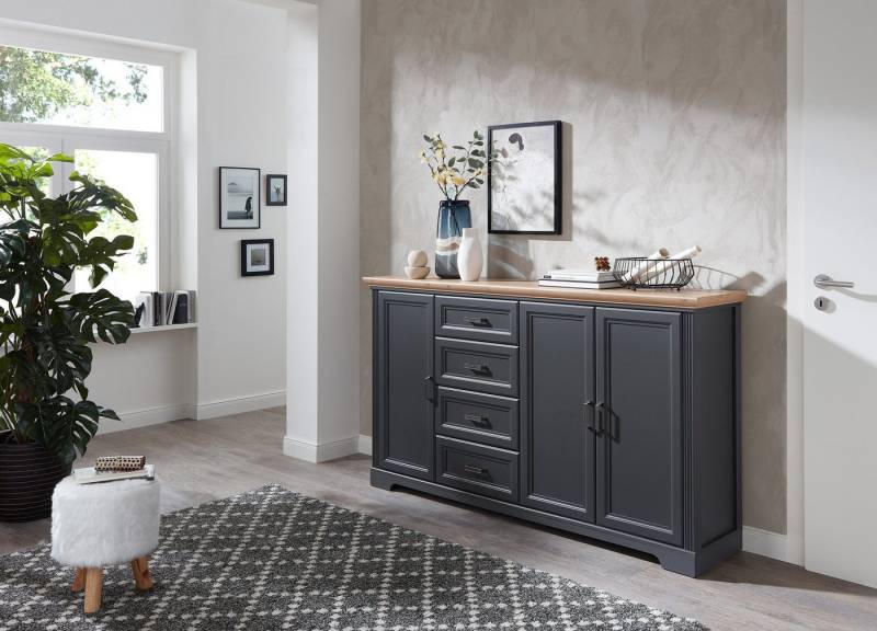 Innostyle Sideboard in Artisan/graphit mit 4 Schubladen und 2 Türen (BxHxT: 182x102x41 cm) von Innostyle