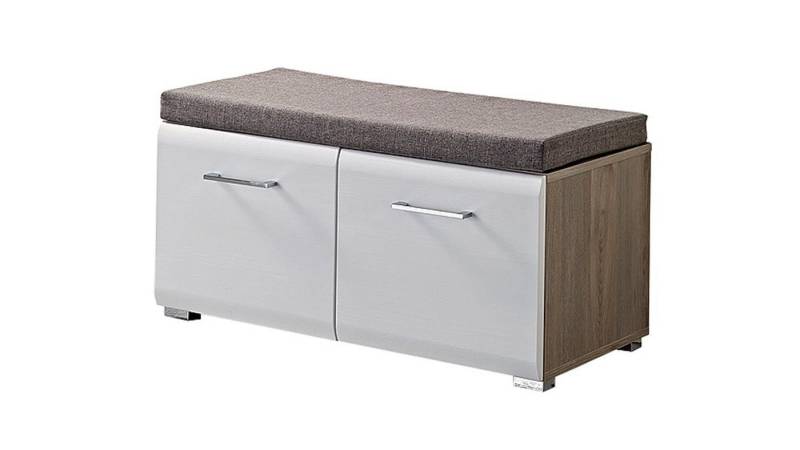 Innostyle Sitzbank Bank Funny Schuhschrank Garderobenbank in weiß Silbereiche Innostyle Sitzbank Bank Funny Schuhschrank Garderobenbank in weiß Silbereiche von Innostyle