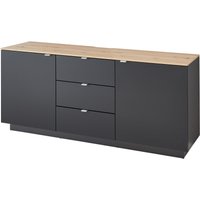 Innostyle TV-Schrank "Core, TV-Sideboard Stellmaß B/H/T 180x77x44 cm", (1 St.), TV-Sideboard mit 2 Holztüren und 3 Schubkästen von Innostyle