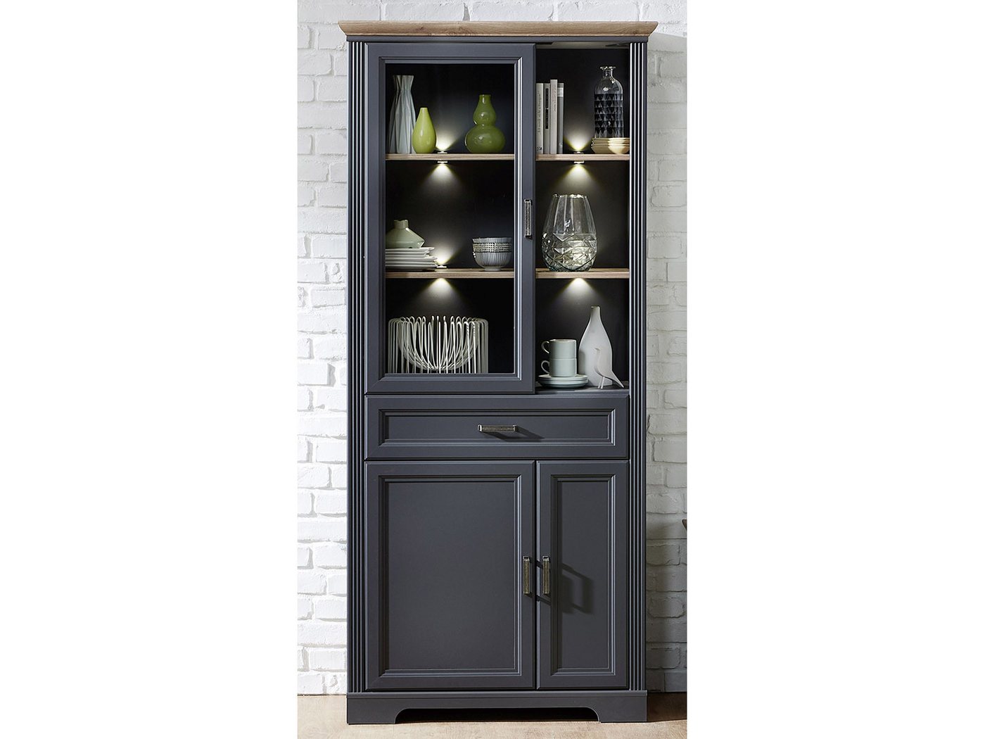 Innostyle Vitrine 93 x 204 x 42 cm (B/H/T) von Innostyle