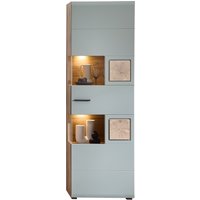 Innostyle Vitrine "FUN PLUS II", (2 St.), Glastür, 7 Fächer, Softclose, ABS Kantenschutz von Innostyle