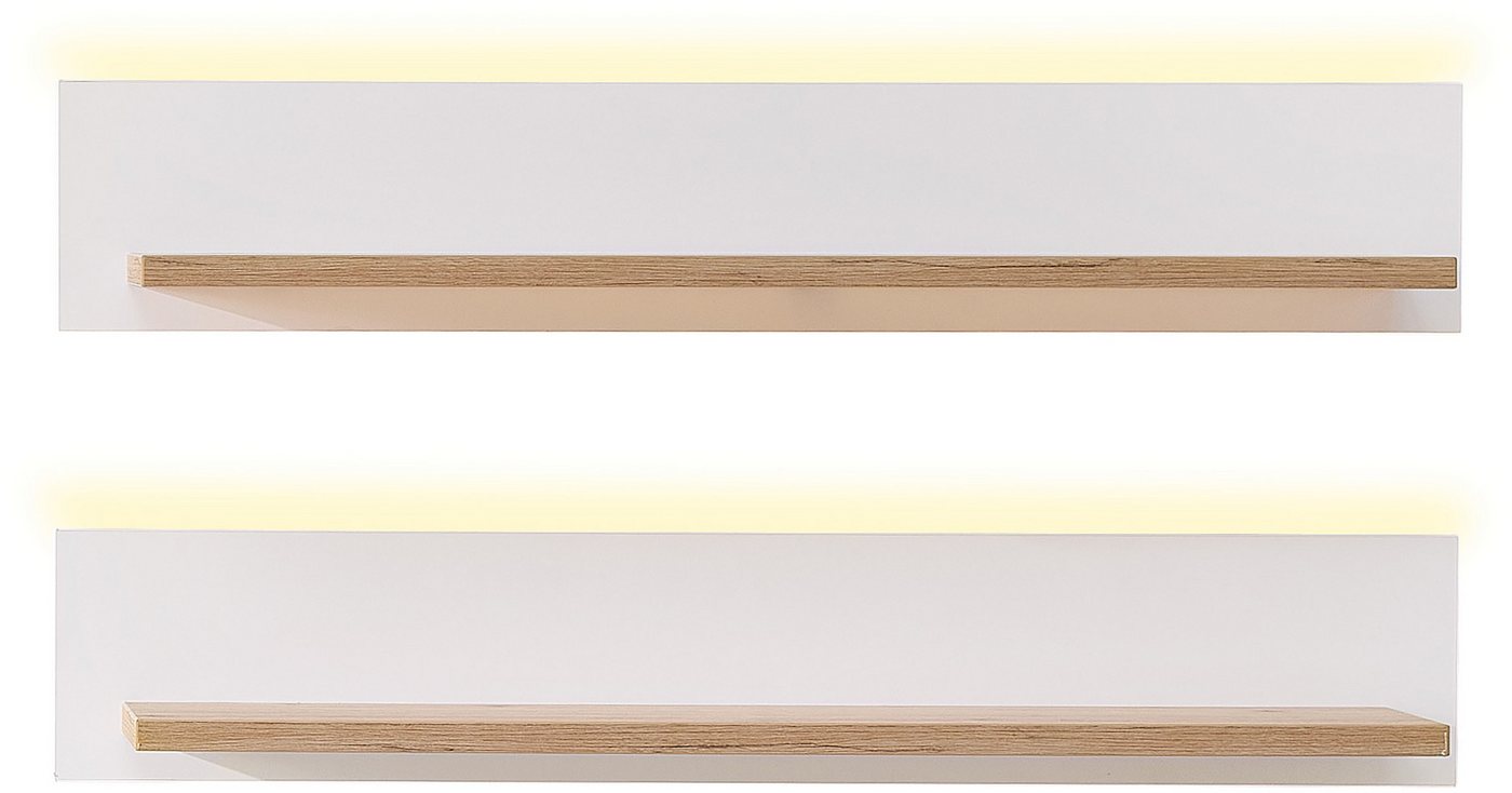 Innostyle Wandboard Memphis 2er Set Wandboard, 100x15x23cm (B/H/T), LED-Beleuchtung von Innostyle