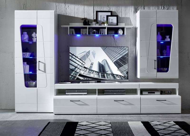 Innostyle Wohnwand Spirit Plus, TOPSELLER!, (Komplett-Set, 9-St., Wohnwand, OTTOs Choice), inkl. LED-Beleuchtung von Innostyle