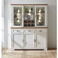 Innostyle Vitrine "Jasmin", (1 Sideboard und 1 Aufsatzvitrine) von Innostyle