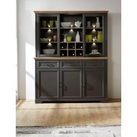 Innostyle Vitrine "Jasmin", (1 Sideboard und 1 Aufsatzvitrine) von Innostyle