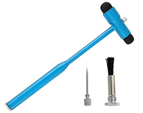 Innotech Neurologischer Reflexhammer nach Buck mit Pinsel und Nadel für Hautreflexe und Oberflächenreaktionen (Blau) von Innotech Instruments