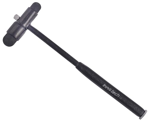 Innotech Neurologischer Reflexhammer nach Buck mit Pinsel und Nadel für Hautreflexe und Oberflächenreaktionen (Schwarz) von Innotech Instruments