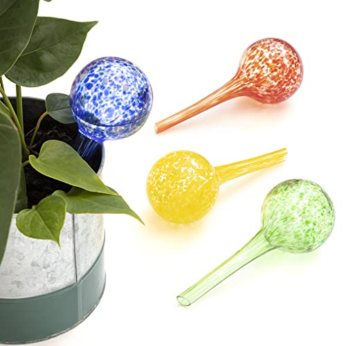 InnovaGoods Automatische Bewässerungsballonen Ballwooters 4 Stück, bewässern Sie Ihre Pflanzen automatisch mit Bewässerungsballonen, ideal für Zuhause und Garten von InnovaGoods