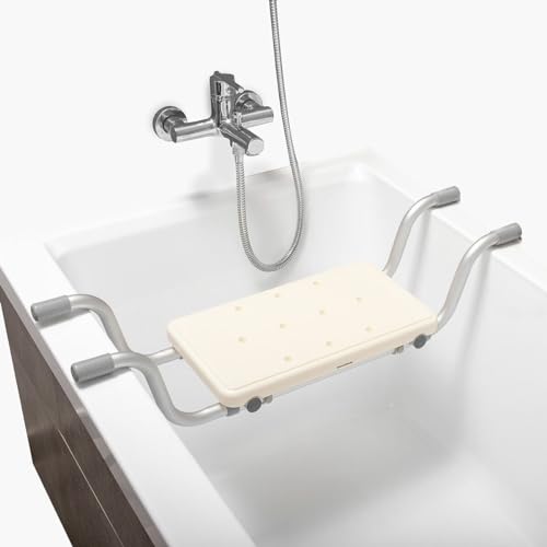 InnovaGoods® 2-in-1 Duschhocker, Rutschfester Duschhocker, ausziehbarer Duschhocker mit 2 Positionen, Duschstuhl für ältere Menschen, Fester Griff, Duschhocker Inklusive Befestigungsmaterial. von InnovaGoods