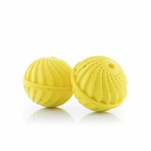 InnovaGoods® Waschbälle Delieco, Wäschewaschen ohne Waschmittel, Waschbälle für die Kleidung, kompaktes und leichtes Design, ideal für Zuhause, Gelb von InnovaGoods