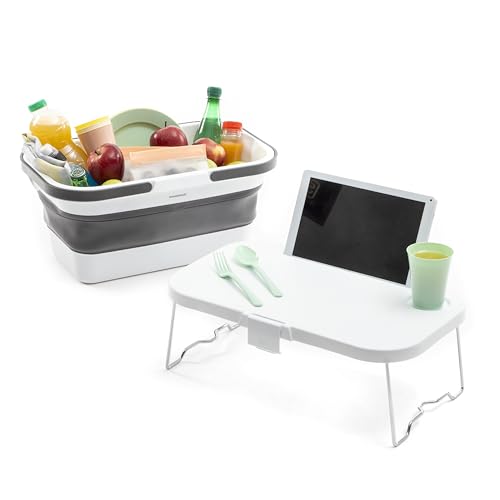 Faltbarer Picknickkorb mit Tisch-Deckel Pickning InnovaGoods von InnovaGoods