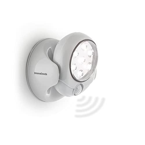 InnovaGoods® LED-Lampe mit Bewegungssensor Lumact 360º, mit 360 Grad LED-Licht und kompaktem Design. Nachtlicht, ideal für Zuhause und Büro. (193 caracteres) von InnovaGoods