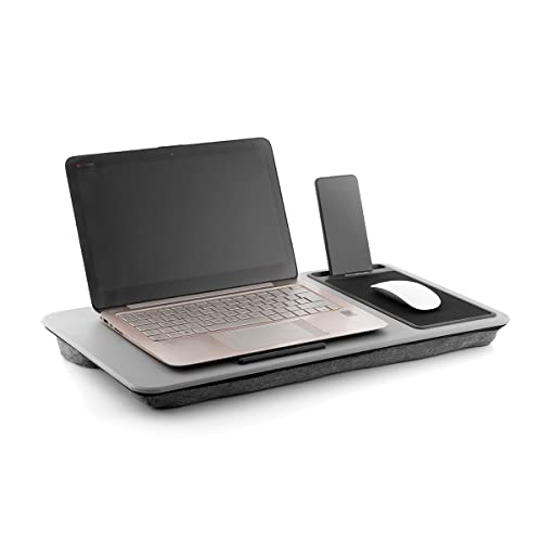 InnovaGoods® Laptop-Schreibtisch mit XL-Sitzkissen Deskion, bequemes und ergonomisches Arbeiten oder Studieren mit Schreibtisch- und XL-Sitzkissendesign, ideal für Zuhause und Büro. von InnovaGoods