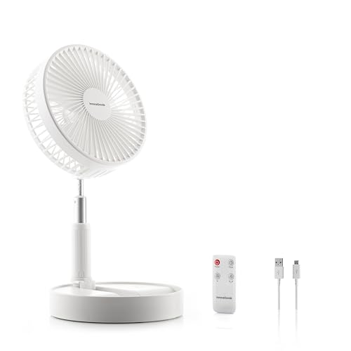 InnovaGoods Faltbarer wiederaufladbarer 3-in-1-Ventilator Fandle Ø7,7'' 7200 mAh von InnovaGoods