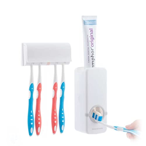 InnovaGoods® Zahnpastaspender mit Zahnbürstenhalterung Diseeth, spart Zahnpasta und hält Ihre Bürsten ordentlich, kompaktes Design, ideal für das Badezimmer. von InnovaGoods
