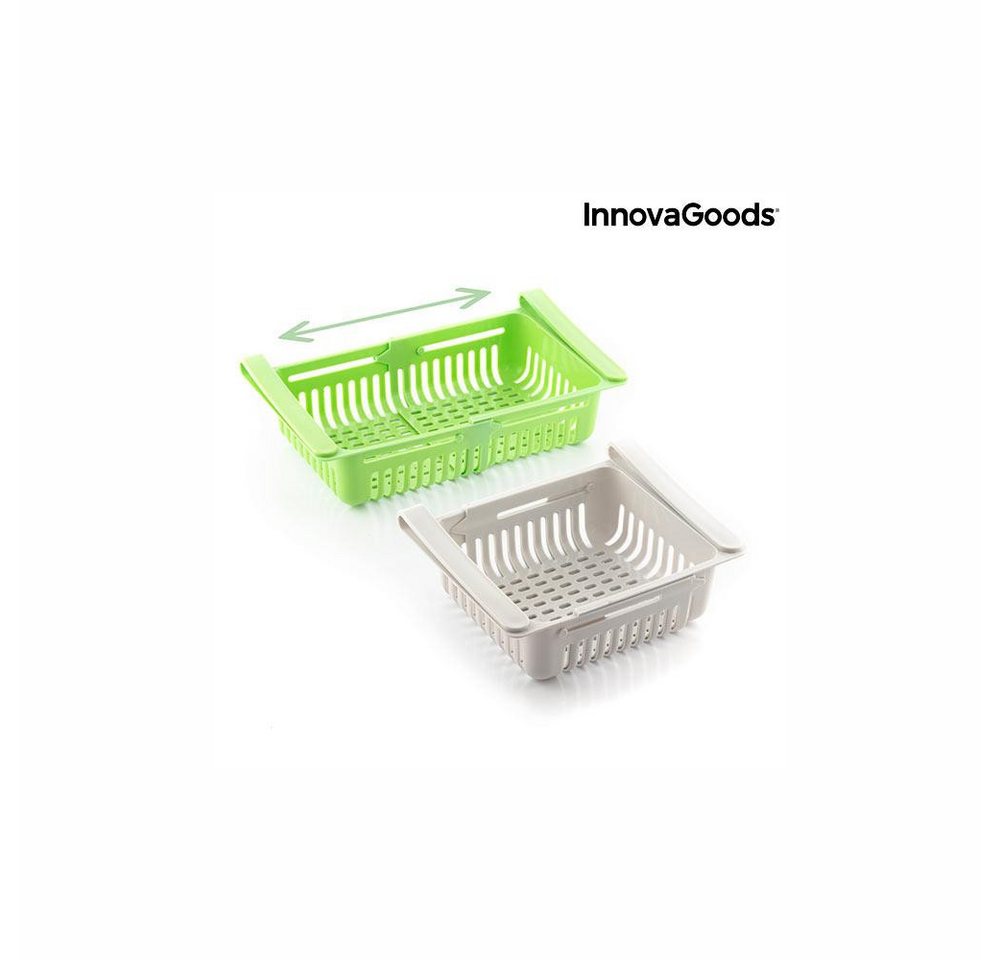 InnovaGoods Aufbewahrungsbox Einstellbarer Kühlschrank-Organizer Friwer InnovaGoods 2er Pack InnovaGoods Aufbewahrungsbox Einstellbarer Kühlschrank-Organizer Friwer InnovaGoods 2er Pack von InnovaGoods