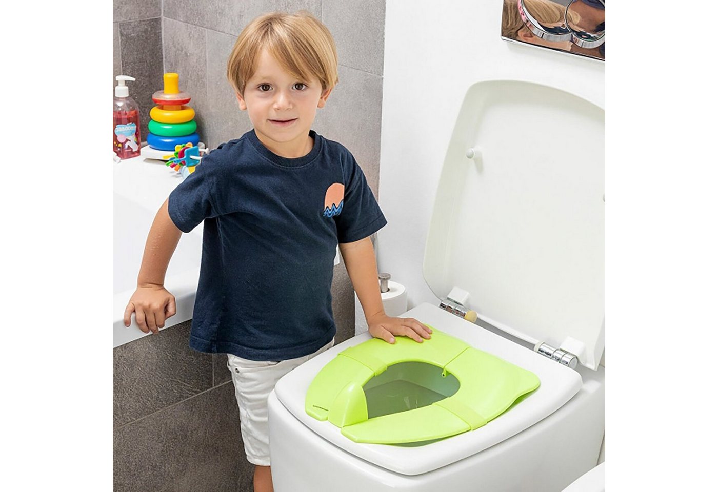 InnovaGoods Baby-Toilettensitz KLAPPBARER KINDER-TOILETTENSITZ INNOVAGOODS von InnovaGoods