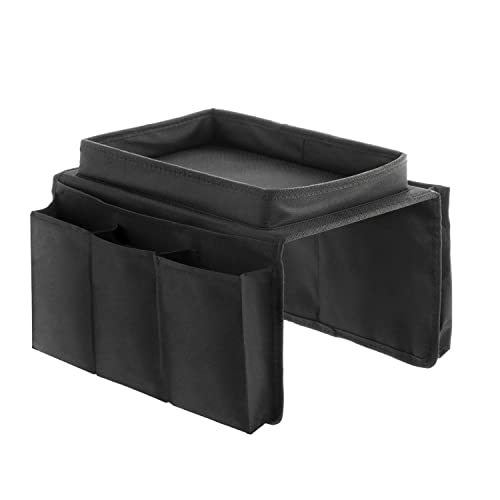 InnovaGoods - Sofa-Tablett mit Organizer, Polyester, 6 Fächer für Fernbedienungen, Flexibel und Robust, Modernes Design, Multicolor, 54 x 31 x 4 cm von InnovaGoods