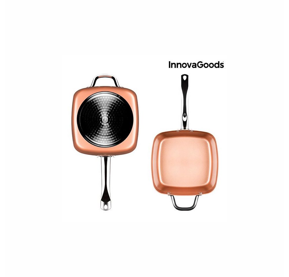 InnovaGoods Kochtopf Frittiertopf InnovaGoods Copper 5 in 1 Multifunktionspfannenset 4 Teil InnovaGoods Kochtopf Frittiertopf InnovaGoods Copper 5 in 1 Multifunktionspfannenset 4 Teil von InnovaGoods