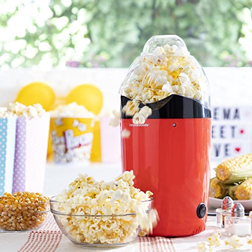 InnovaGoods® Heißluft-Popcornmaschine Popcot, bereitet gesunde und schnelle Popcorn mit Heißluftfunktion zu, kompaktes und tragbares Design, ideal für Zuhause und Kino. von InnovaGoods