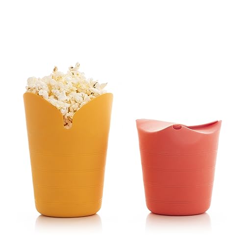 InnovaGoods Popcorn-Bereiter, faltbar, Silikon, Mehrfarbig, von InnovaGoods
