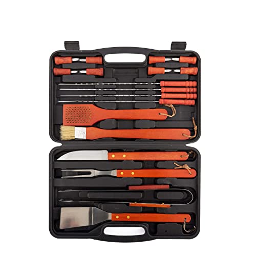 InnovaGoods Unisex – Erwachsene Ig116868 Grillkoffer, Schwarz/Orange, Einheitsgröße von InnovaGoods