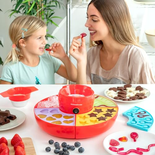 InnovaGoods V0103367 2 in 1 Schokoladenfondue-Maker, Kunststoff, Rot InnovaGoods V0103367 2 in 1 Schokoladenfondue-Maker, Kunststoff, Rot von InnovaGoods