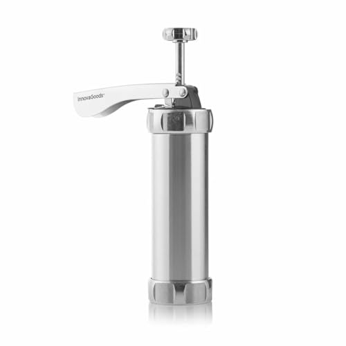InnovaGoods V0103383 Maschine zum Herstellen von Zägen und Ärmeln, PASTELERA, Aluminium, Grau von InnovaGoods